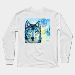 Spirit Wolf - your spiritual animal guide Long Sleeve T-Shirt